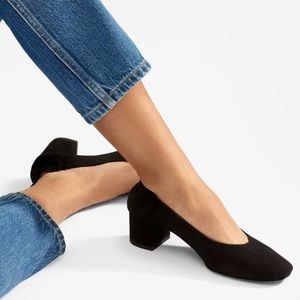 Everlane Day Heel Black Velvet